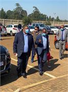 Minister David Mahlobo arrives in Msukaligwa Municipality Warburton 01